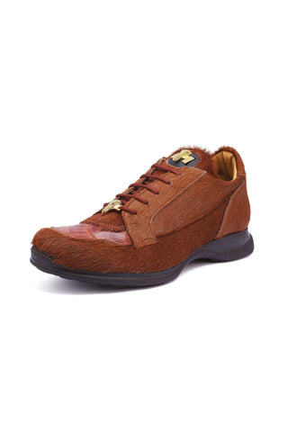 Mauri Mustang 8594 Crocodile & Pony Hair Sneakers (MA5271)
