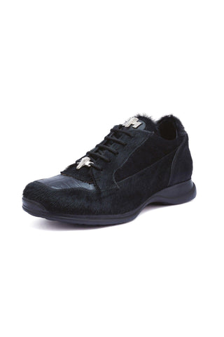 Mauri Mustang 8594 Crocodile Skin & Pony Hair Sneakers (MA5271)