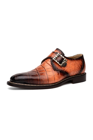Mauri Nitti 3281 Alligator Single Monk Strap