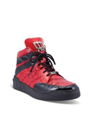 Mauri Notorious 8499 Crocodile Skin / Patent / Leather High-Top Sneakers (MA5496)