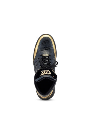 Mauri Notorious 8499 Crocodile Skin / Patent / Leather High-Top Sneakers (MA5496)