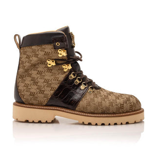 Mauri O.G 3272 Exotic Crocodile / Ostrich / Fabric / Calf-Skin Leather Boots (MA5630)-AmbrogioShoes