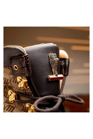 Mauri O.G 3272 Exotic Crocodile / Ostrich / Fabric / Calf-Skin Leather Boots (MA5630)(Made to Order)-AmbrogioShoes