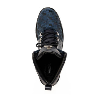 Mauri O.G 3272 Exotic Crocodile / Ostrich / Fabric / Calf-Skin Leather Boots (MA5630)(Made to Order)-AmbrogioShoes