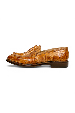 Mauri Orefici 4770/1 Crocodile / Nappa Slip-On Loafer (MA5665)