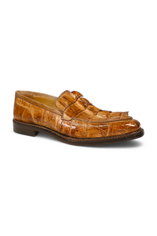 Mauri Orefici 4770/1 Exotic Crocodile / Nappa Leather Slip-On Loafer (MA5665)