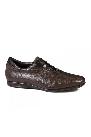 Mauri Ostrich & Nappa Nicotina Sneakers Art 9295 (MA4668)