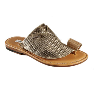 Mauri Perforated Men's Shoes Gray Teju-Lizard / Pattern Print Calf-Skin Leather Sandals 1622-3 (MAO1006)-AmbrogioShoes