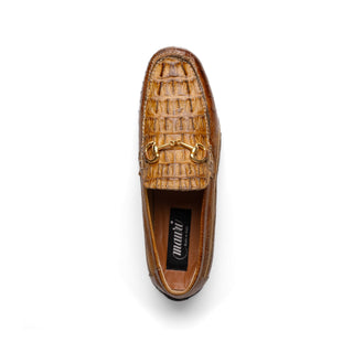 Mauri Polo 3501 Exotic Hornback / Ostrich Leg / Calf-Skin Leather Moccasin Horsebit Driver (MA5604)-AmbrogioShoes