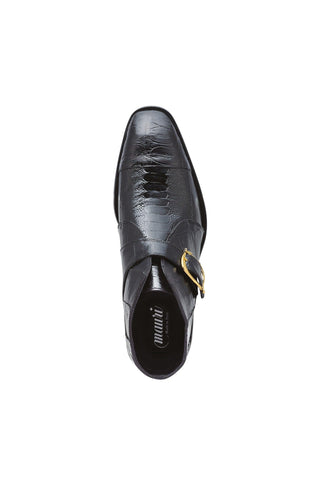 Mauri Professor 4960 Black Crocodile / Ostrich Leg Chukka Boots (MA5263)