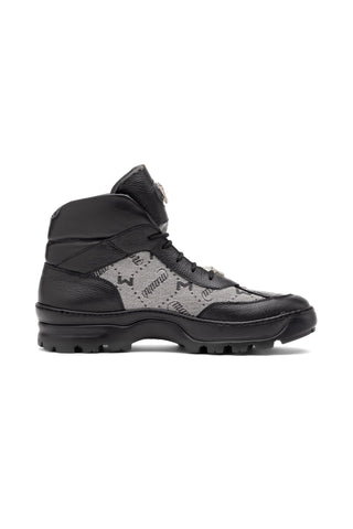 Mauri Pyro 3216 Exotic Crocodile Skin / Fabric / Nappa Leather Boots (MA5562)