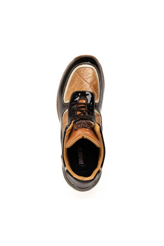 Mauri Quick M797 Crocodile / Patent High-Top Sneakers