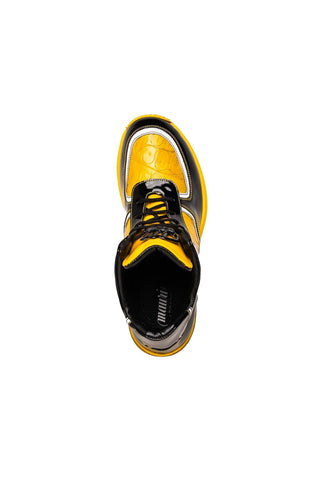 Mauri Quick M797 Exotic Crocodile / Patent High-Top Sneakers (MA5646)