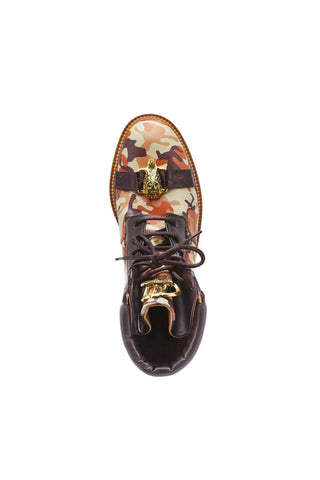 Mauri Rambo 4980 Camouflage Brown Alligator / Leather Boots (MA5275)