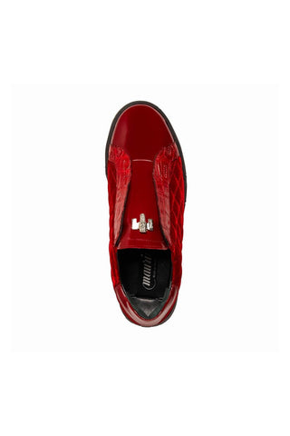 Mauri Regata 8478/10 Crocodile / Quilted Velvet / Patent Sneaker