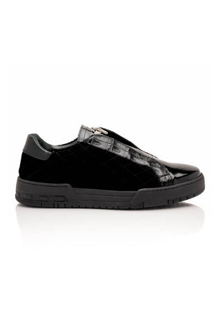 Mauri Regata 8478/10 Crocodile / Quilted Velvet / Patent Sneaker