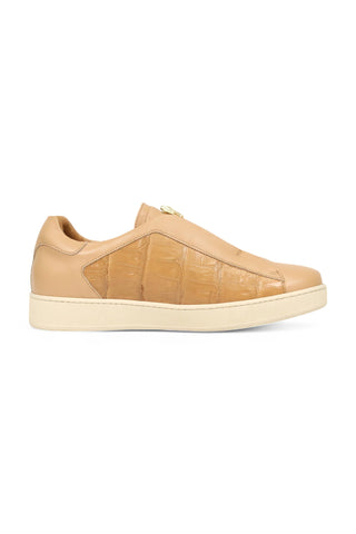 Mauri Regata 8478/14 Crocodile & Leather Slip-On Sneaker