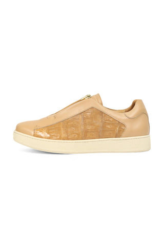 Mauri Regata 8478/14 Crocodile & Leather Slip-On Sneaker