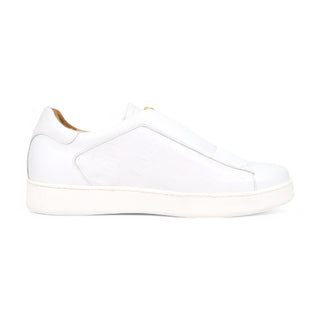 Mauri Regata 8478/14 Exotic Crocodile / Nappa Leather Slip-On Sneaker (MA5671)-AmbrogioShoes