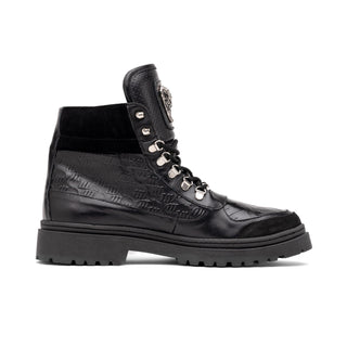 Mauri Renegade 3271 Exotic Crocodile / Nubuck / Nappa Leather Boots (MA5586)-AmbrogioShoes