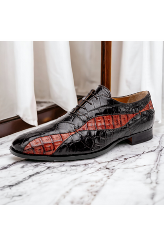 Mauri Scarface 3227 Alligator & Hornback Oxfords (MA5583)