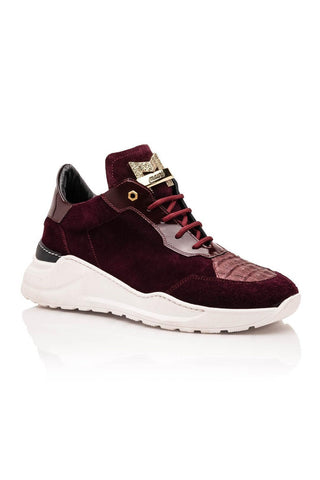Mauri Scratch 8492 Hornback / Suede / Patent High-Top Sneaker