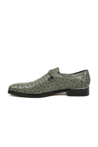 Mauri Serpentine Green Ostrich Oxfords 4883 (MAO1027)