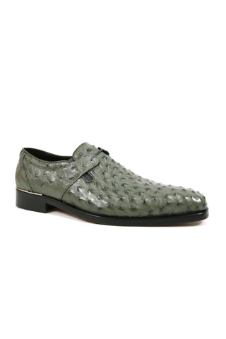 Mauri Serpentine Green Ostrich Oxfords 4883 (MAO1027)
