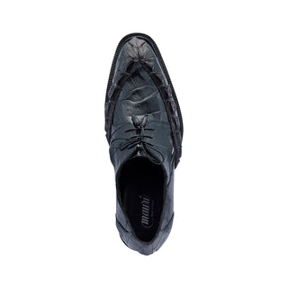 Mauri Slayer Crocodile Skin Derby-AmbrogioShoes