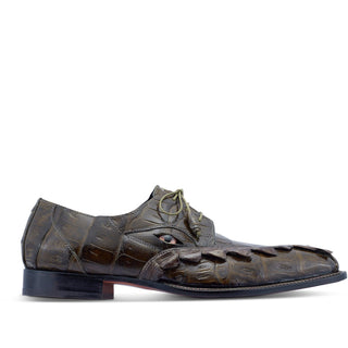 Mauri Slayer Crocodile Skin Derby-AmbrogioShoes