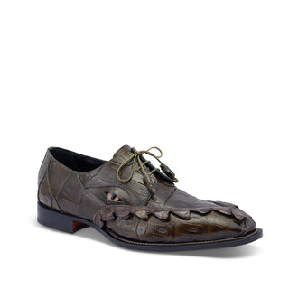 Mauri Slayer Crocodile Skin Derby-AmbrogioShoes