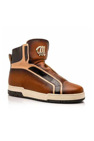 Mauri Sleek 8497 Exotic Crocodile / Time / Nappa Leather Sneakers (MA5650)