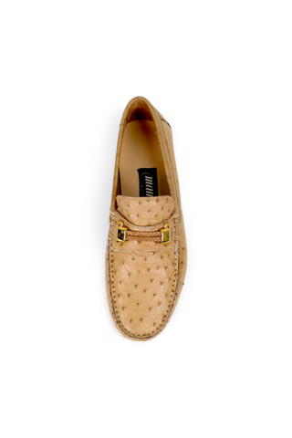 Mauri Sprinter 3517/5 Ostrich Horsebit Slip-On Driver (MA5662)