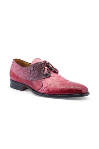 Mauri The Rev 3265 Pink, Ruby Red & Raspberry Alligator Derby (MA5530)