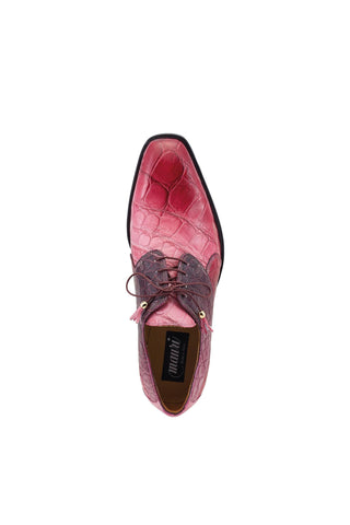 Mauri The Rev 3265 Pink, Ruby Red & Raspberry Alligator Derby (MA5530)