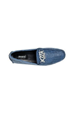 Mauri Tide Caribbean Blue Crocodile -Casual Loafers 3485 (MA5119)