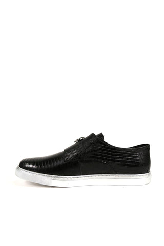 Mauri Trendsetter Black Teju Lizard Casual Sneakers 8592 (MA5121)