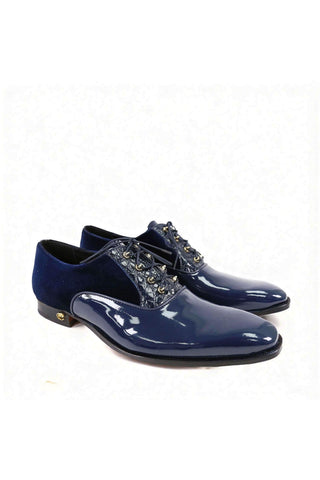 Mauri Tycoon 4993 Alligator/ Velvet / Patent Formal / Oxfords (MA5476)