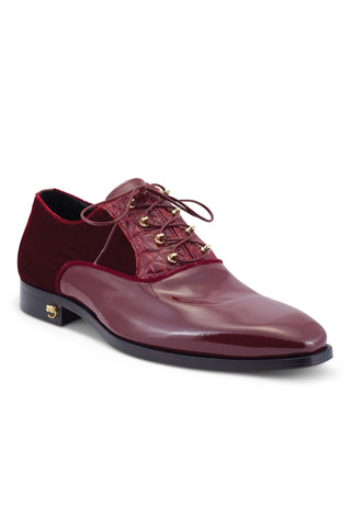 Mauri Tycoon 4993 Alligator/ Velvet / Patent Formal / Oxfords (MA5476)
