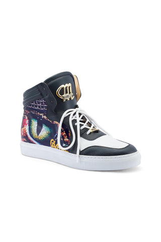 Mauri Vision 8466/1 Exotic Crocodile Skin & Calf-Skin Leather Sneakers (MA5546)-AmbrogioShoes