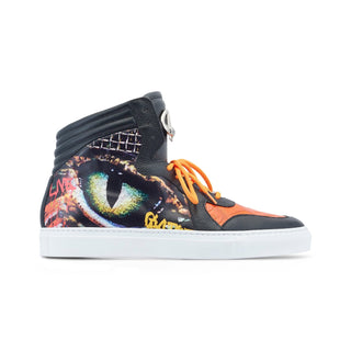 Mauri Vision 8466/1 Exotic Crocodile Skin & Calf-Skin Leather Sneakers (MA5546)-AmbrogioShoes