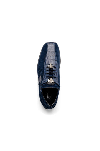 Mauri Wisdom 9145-1 Crocodile Skin & Suede Sneakers (MA5551)