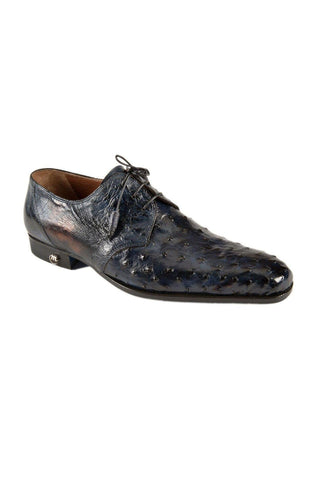 Mauri Wonder Blue Ostrich Wingtip Oxfords 1188-1 (MAO1018)