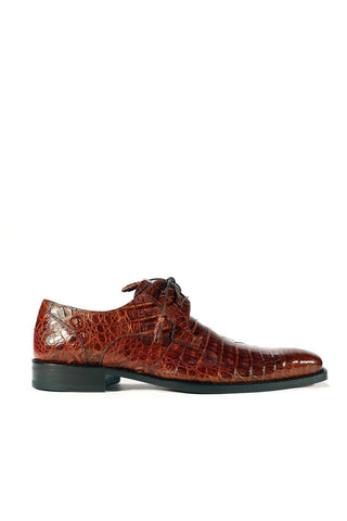 Mezlan 13584-F Anderson Exotic Crocodile Derby (MZ1001)-AmbrogioShoes