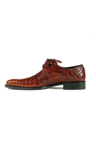 Mezlan 13584-F Anderson Exotic Crocodile Derby (MZ1001)-AmbrogioShoes