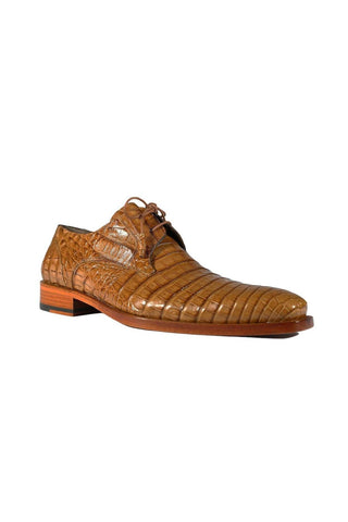 Mezlan 13584-F Anderson Exotic Crocodile Derby (MZ1001)-AmbrogioShoes
