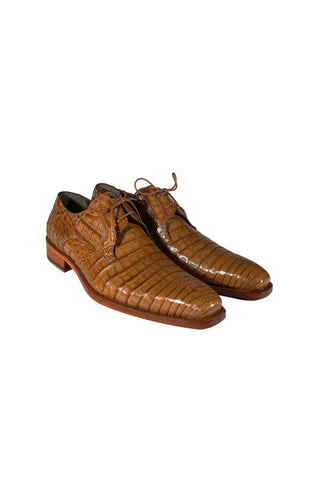 Mezlan 13584-F Anderson Exotic Crocodile Derby (MZ1001)-AmbrogioShoes