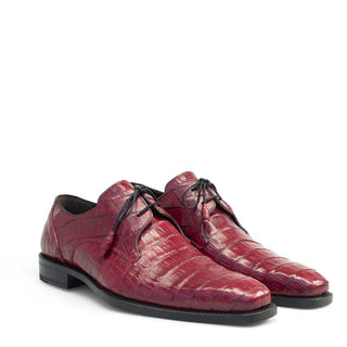 Mezlan 13584-F Anderson Men's Shoes Exotic Crocodile Derby Oxfords (MZ1001)-AmbrogioShoes