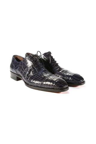 Mezlan 13993-F Dublin Crocodile Cap-Toe Oxford