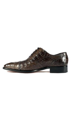 Mezlan 13993-F Dublin Crocodile Cap-Toe Oxford